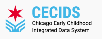 Chicago red star logo with the words "Chicago Early Childhood Intergrated Data System"